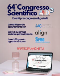 Partecipa ai webinar gratuiti del 64° Congresso scientifico ANDI